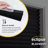 Eclipse 4pk Paper Cordless Blackout Pleated Shade