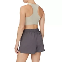 FILA Speed Up Crop Womens Crew Neck Sleeveless Active Tank Top