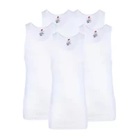 Hanes Fresh Iq Mens Scoop Neck Sleeveless 5 Pack Big and Tall Tank