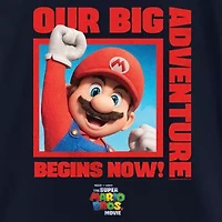 The Super Mario Bros. Movie Little & Big Kid Girls Crew Neck Short Sleeve Regular Fit Luigi Graphic T-Shirt