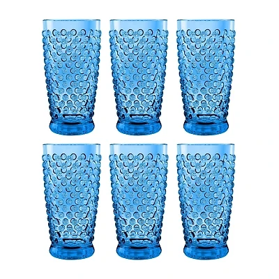 ABODE HOMEWARES Hobnail 6-pc. Drinkware Set