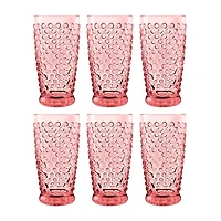 ABODE HOMEWARES Hobnail 6-pc. Drinkware Set