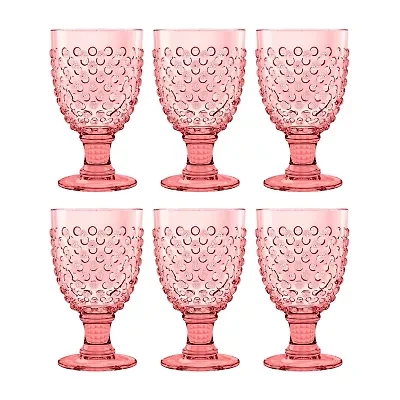 ABODE HOMEWARES Hobnail 6-pc. Drinkware Set