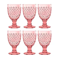 ABODE HOMEWARES Hobnail 6-pc. Drinkware Set