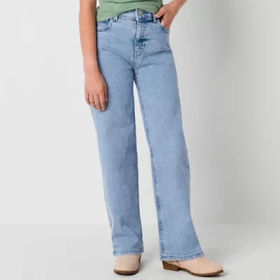 Thereabouts Little & Big Kid Girls Skater Loose Fit Jean