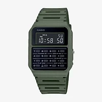 Casio Mens Multi-Function Digital Green Strap Watch Ca53wf-3bos