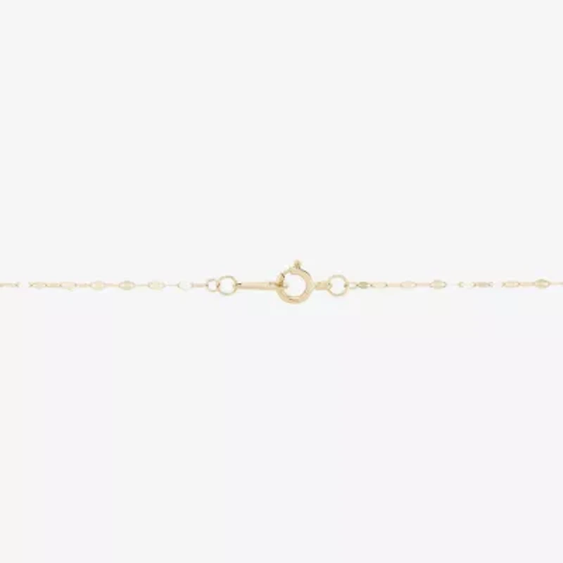 Gold Addiction Lariat Style Womens 14K Gold 18 Inch Y Necklace