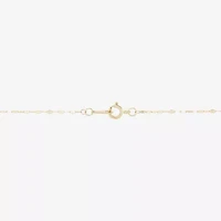 Gold Addiction Lariat Style Womens 14K Gold 18 Inch Y Necklace