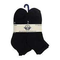Dockers Half Cushion Mens Multi-Pack 6 Pair Quarter Ankle Socks
