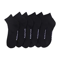 Dockers Half Cushion Mens Multi-Pack 6 Pair Quarter Ankle Socks