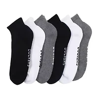 Dockers Half Cushion Mens Multi-Pack 6 Pair Quarter Ankle Socks