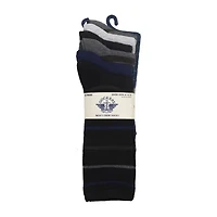 Dockers Flat Knit Mens 6 Pair Crew Socks