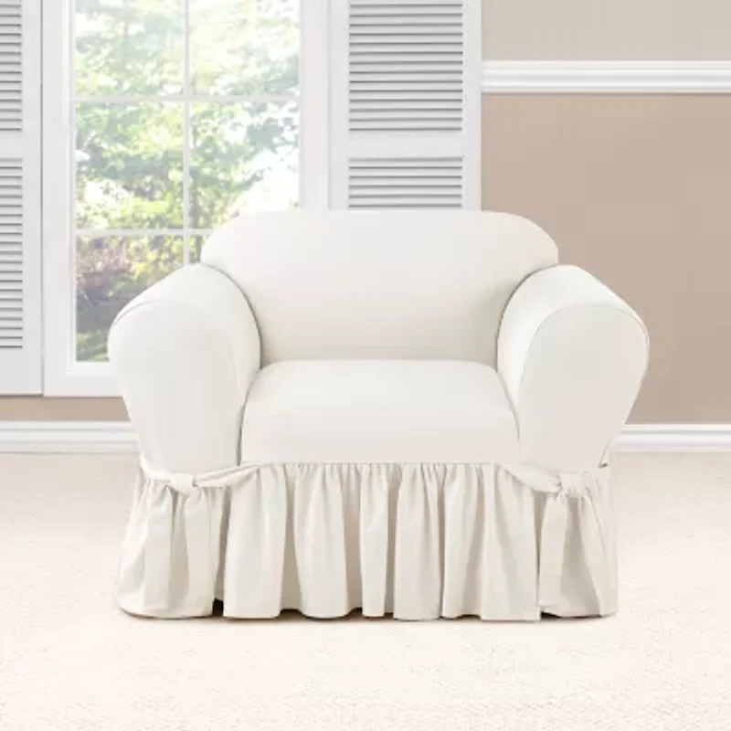 Sure Fit Essential Twill Chair Slipcover