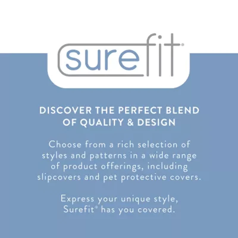 Sure Fit Essential Twill Chair Slipcover