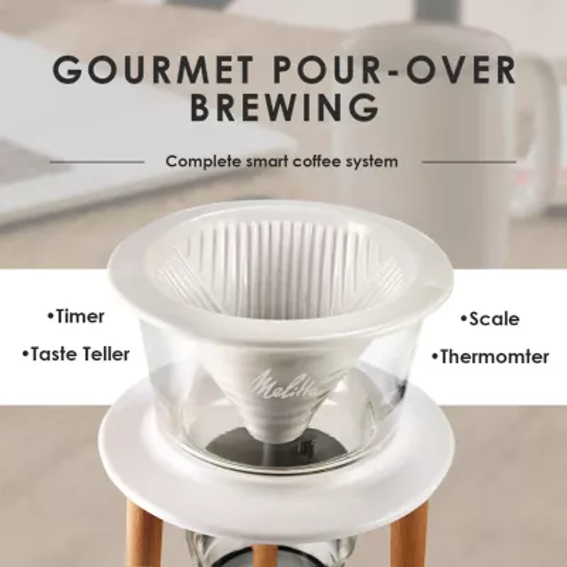 Melitta Smart Pour-Over 2-Cup Pour Over Coffee Maker