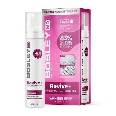 BosleyMD Womens Revive+ Foam Hair Mousse 2.1 oz.