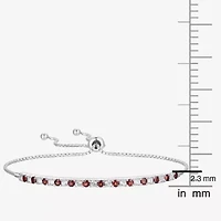 Gemstone Sterling Silver Bolo Bracelet