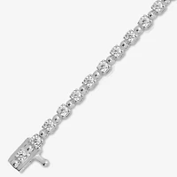 Womens 1 CT. Lab Grown White Diamond 10K Gold Tennis Bracelet