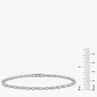 Womens 1 CT. Lab Grown White Diamond 10K Gold Tennis Bracelet