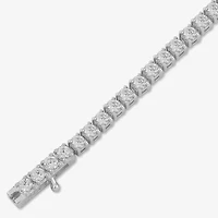 (G / I1) Womens 2 CT. Lab Grown White Diamond 10K Gold Tennis Bracelet