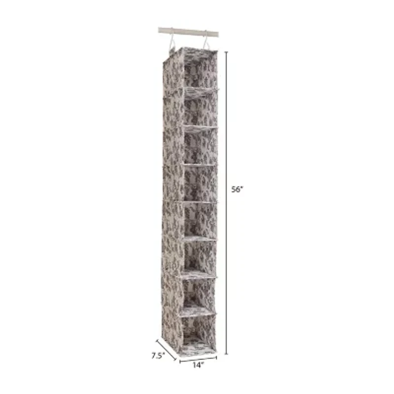 Martha Stewart Floral 8-Compartment Hanging Organizer