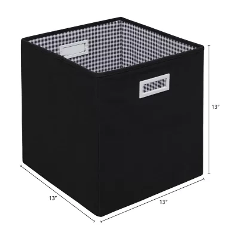 Martha Stewart Gingham Storage Cube