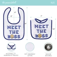 The Peanutshell Oh Boy! Boys 10-pc. Bib