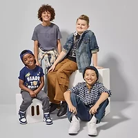 Thereabouts Little & Big Kid Boys Stretch Fabric Straight Cargo Pant