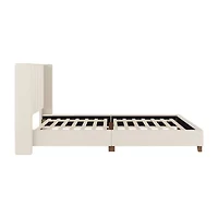 Martha Stewart Kay Upholstered Platform Bed