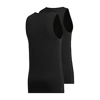 adidas Stretch Mens Crew Neck Sleeveless 2 Pack Tank