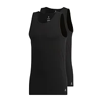 adidas Stretch Mens Crew Neck Sleeveless 2 Pack Tank