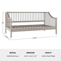Martha Stewart Neely Rectangular Daybed