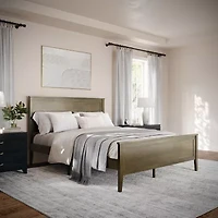 Martha Stewart Corbin Wooden Platform Bed