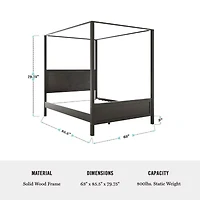 Martha Stewart Hayes Canopy Bed