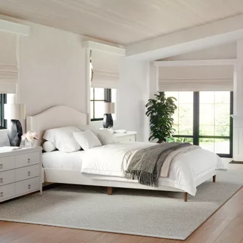 Martha Stewart Amelia Upholstered Platform Bed