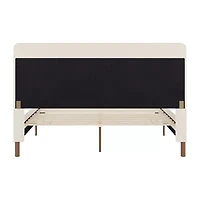 Martha Stewart Kay Upholstered Platform Bed