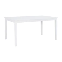 Stansby Rectangular Wood-Top Dining Table