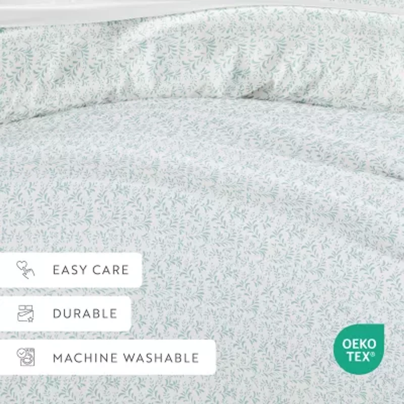 Casual Comfort Premium Ultra Soft 3-pc. Burst of Vines Print Duvet Cover Set