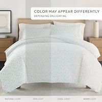Casual Comfort Premium Ultra Soft 3-pc. Burst of Vines Print Duvet Cover Set