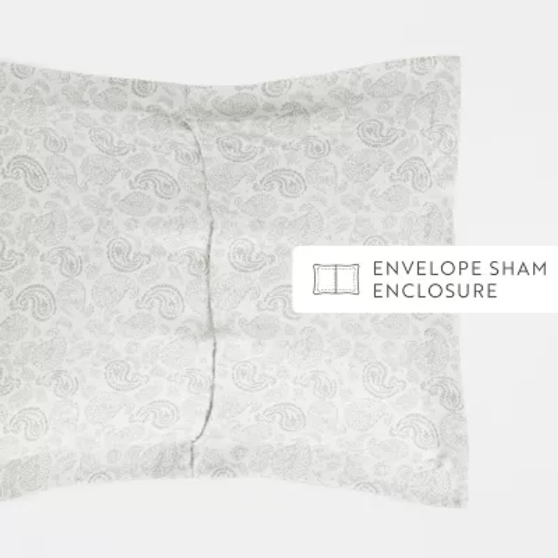 Casual Comfort Premium Ultra Soft 3-pc. Coarse Paisley Print Duvet Cover Set
