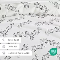 Casual Comfort Premium Ultra Soft 3-pc. Simple Vine Print Duvet Cover Set