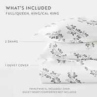 Casual Comfort Premium Ultra Soft 3-pc. Simple Vine Print Duvet Cover Set