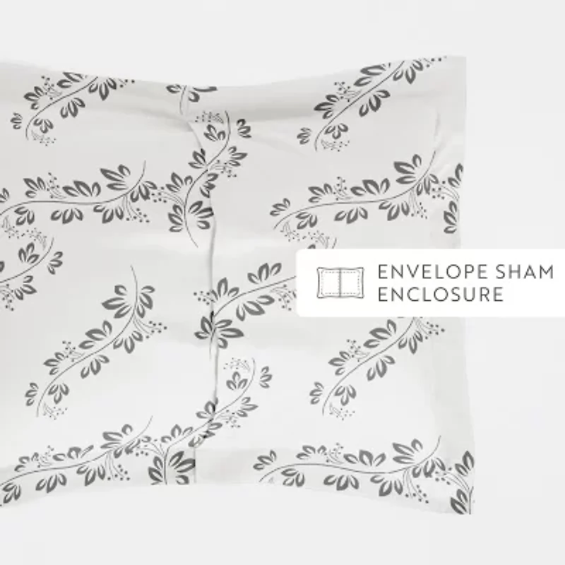 Casual Comfort Premium Ultra Soft 3-pc. Simple Vine Print Duvet Cover Set