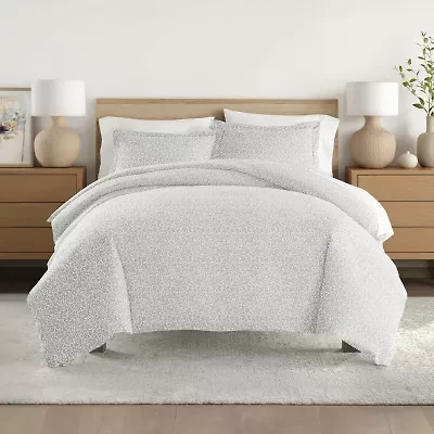 Casual Comfort Premium Ultra Soft 3-pc. Vine Trellis Print Duvet Cover Set