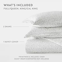 Casual Comfort Premium Ultra Soft 3-pc. Vine Trellis Print Duvet Cover Set