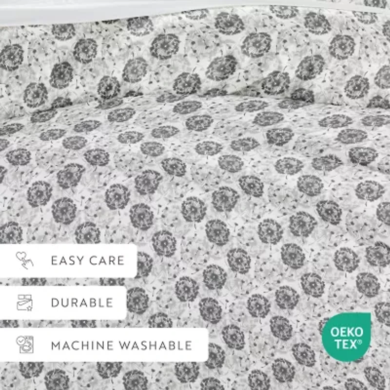 Casual Comfort Premium Ultra Soft 3-pc. Make a Wish Print Duvet Cover Set