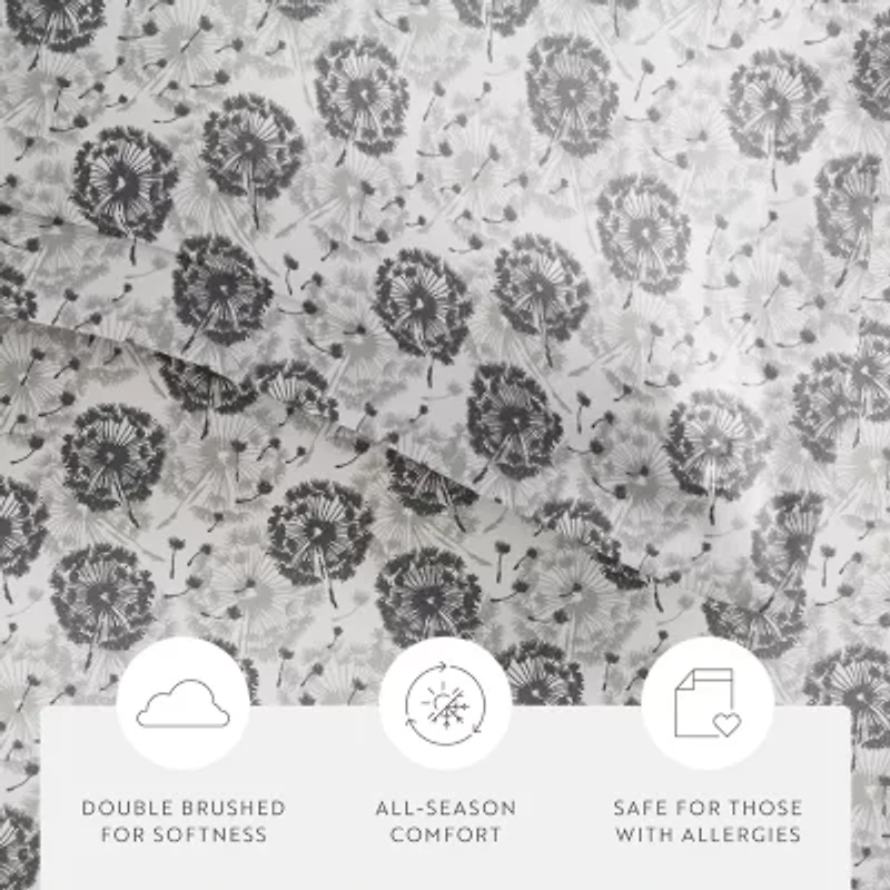 Casual Comfort Premium Ultra Soft 3-pc. Make a Wish Print Duvet Cover Set
