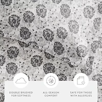 Casual Comfort Premium Ultra Soft 3-pc. Make a Wish Print Duvet Cover Set