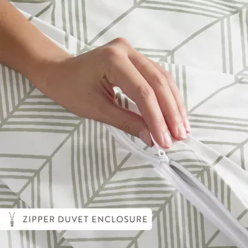 Casual Comfort Ultra Soft Alps Chevron Duvet Set