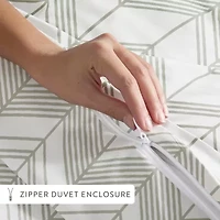 Casual Comfort Ultra Soft Alps Chevron Duvet Set
